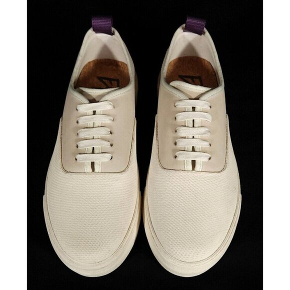Eytys Mother of Galosch Low Top Suede Sneaker 38 7.5 Natural Shoes - Picture 2 of 14